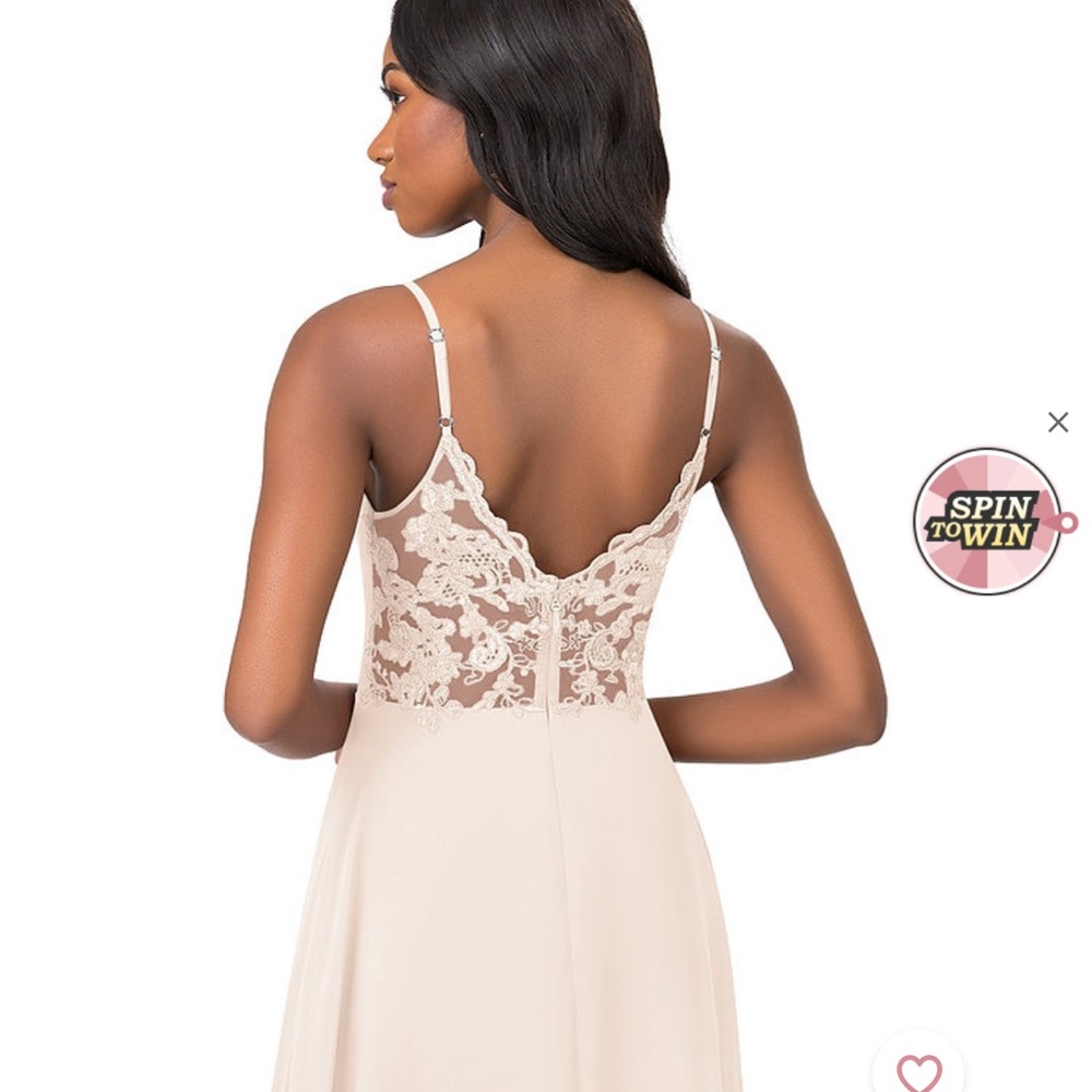 Azazie Lena Rose Petal dress